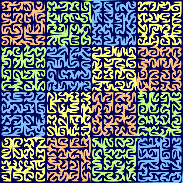 Fractal maze puzzle